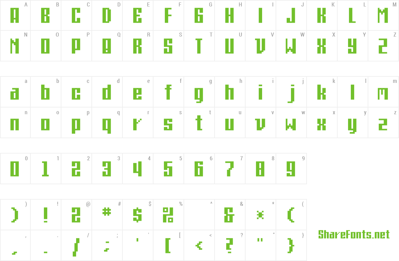 Font Et Bt11A preview
